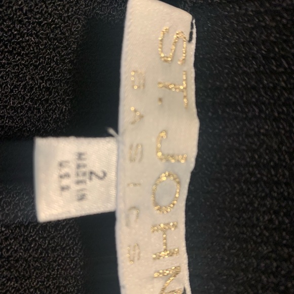 St. John Collection, 3 piece, black knit suit, Size 2 - Picture 7 of 11